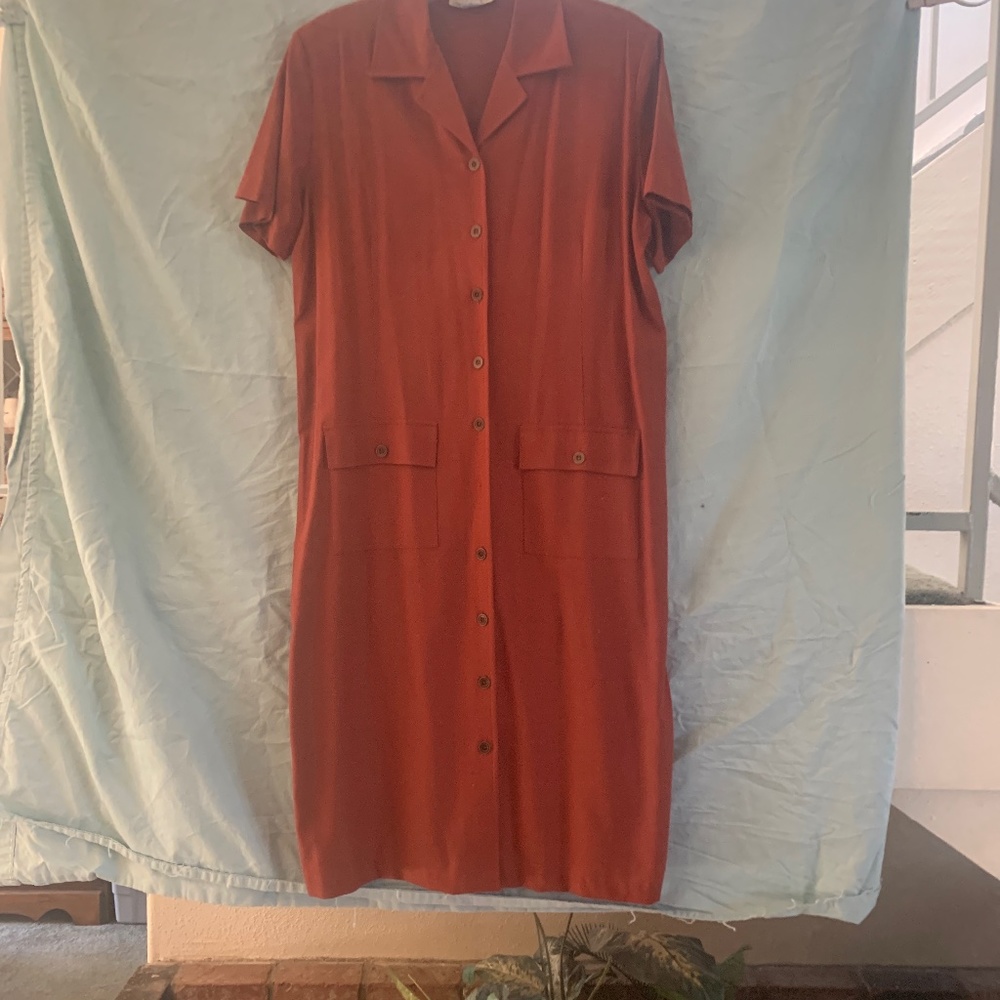 Silk Midi-length dress